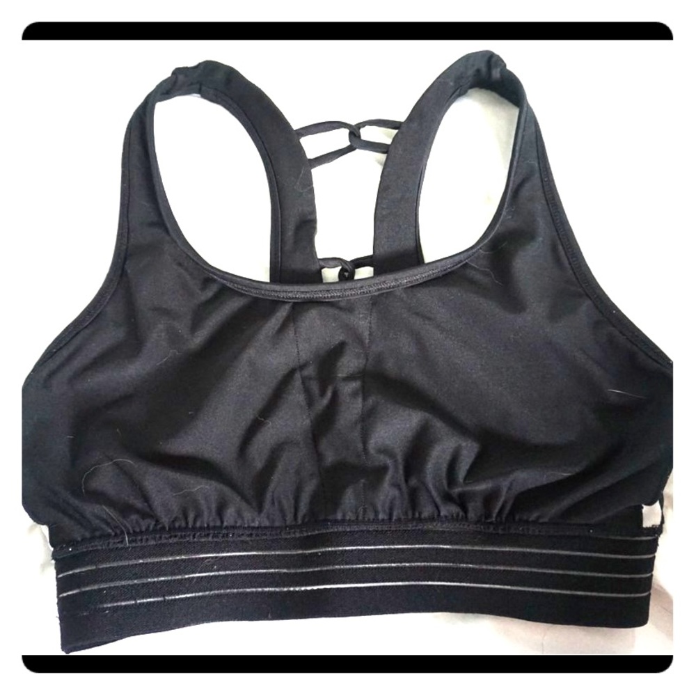 Black Laced Sports Bra!